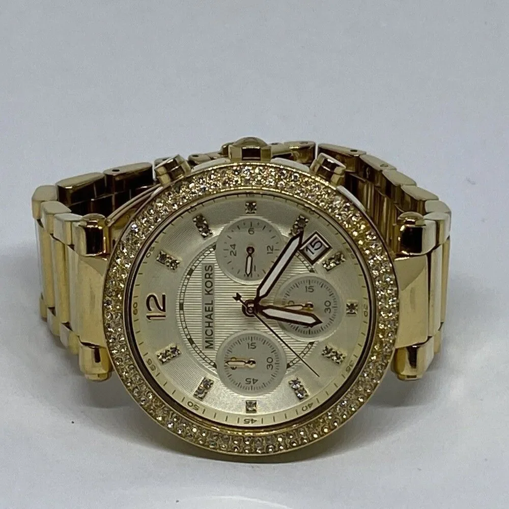 Michael Kors Parker MK5354 Womens Stainless Steel Analog Dial Quartz Watch WO13